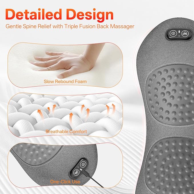 SUDAHIA 3-in-1 Electric Back Massager Pillow - Image 3