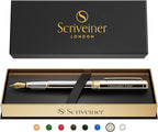 Scriveiner Personalized Silver Chrome Fountain Pen