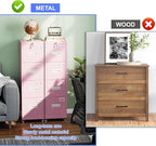 METAN 4 Drawer File Cabinet on Wheels, Lockable Metal Filing Cabinet - Image 8