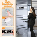 The Office Door Sign for Home and Business，Self-Adhesive Waterproof and - Image 4