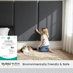 BUBOS 2 PCS Fabric Acoustic Panels, 47.2''x23.6'' Decorative Sound Dampening - Image 3