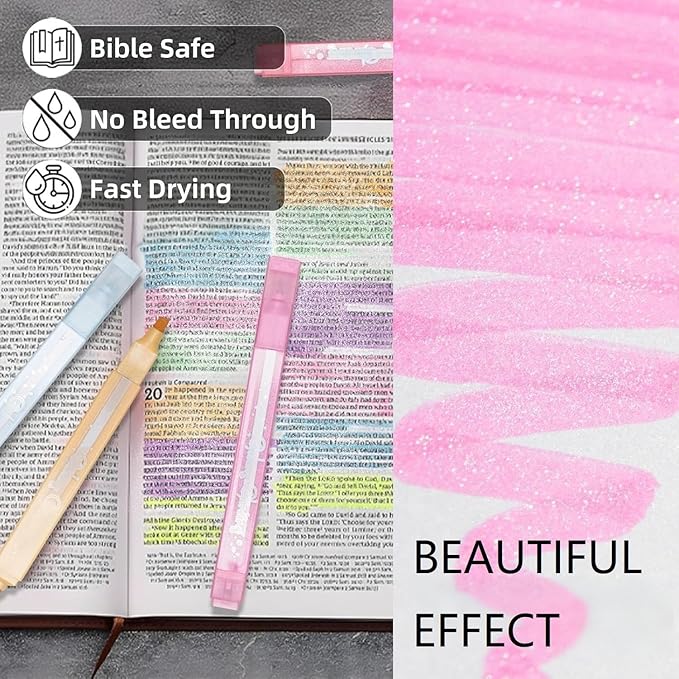 EooUooIP Aesthetic Highlighters, Dual Tip Cute Highlighter Assorted Colors - Image 5
