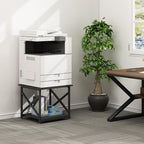 Fannova 2 Tier Large Printer Stand, 23.6 x 23.6 x 22.6 Inches Square Printer - Image 6