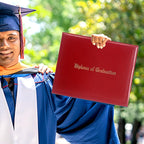 GraduationMall 11"x14" Imprinted Padded Diploma Cover Certificate Holder Red - Image 7