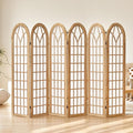ALeesing Folding Room Divider Privacy Screen Freestanding 6-Panel Shoji Style by ALeesing