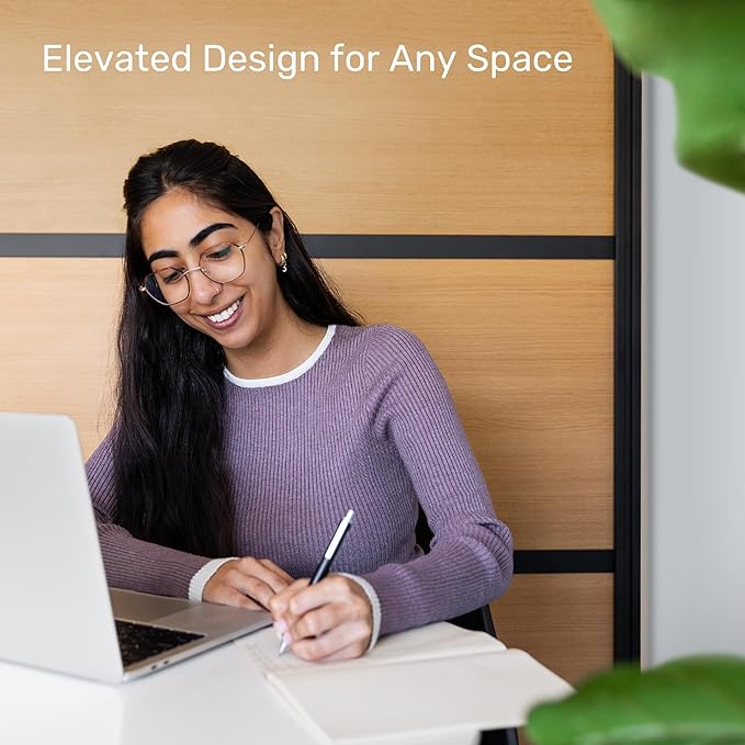 Stand Up Desk Store Beechwood Aesthetic Modular Walls | 70" W x 70" H Modular - Image 5
