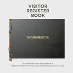 Officewerks Visitors Register & Guest Book, 120 Pages, 8 7/8" X 7", Durable - Image 2