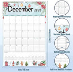 GuassLee Large Wall Calendar 2026-2027, 24-Month Vertical Wall Calendar Runs - Image 5