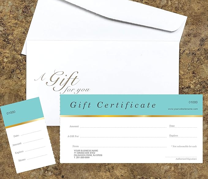 IMPACTONLINEPRINTING Custom Gift Certificates Cards by Impactonlineprinting