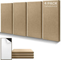 4Pack Fiberglass Acoustic Panels, Self Adhesive Sound Proof Foam Panels by Knightsacoustic