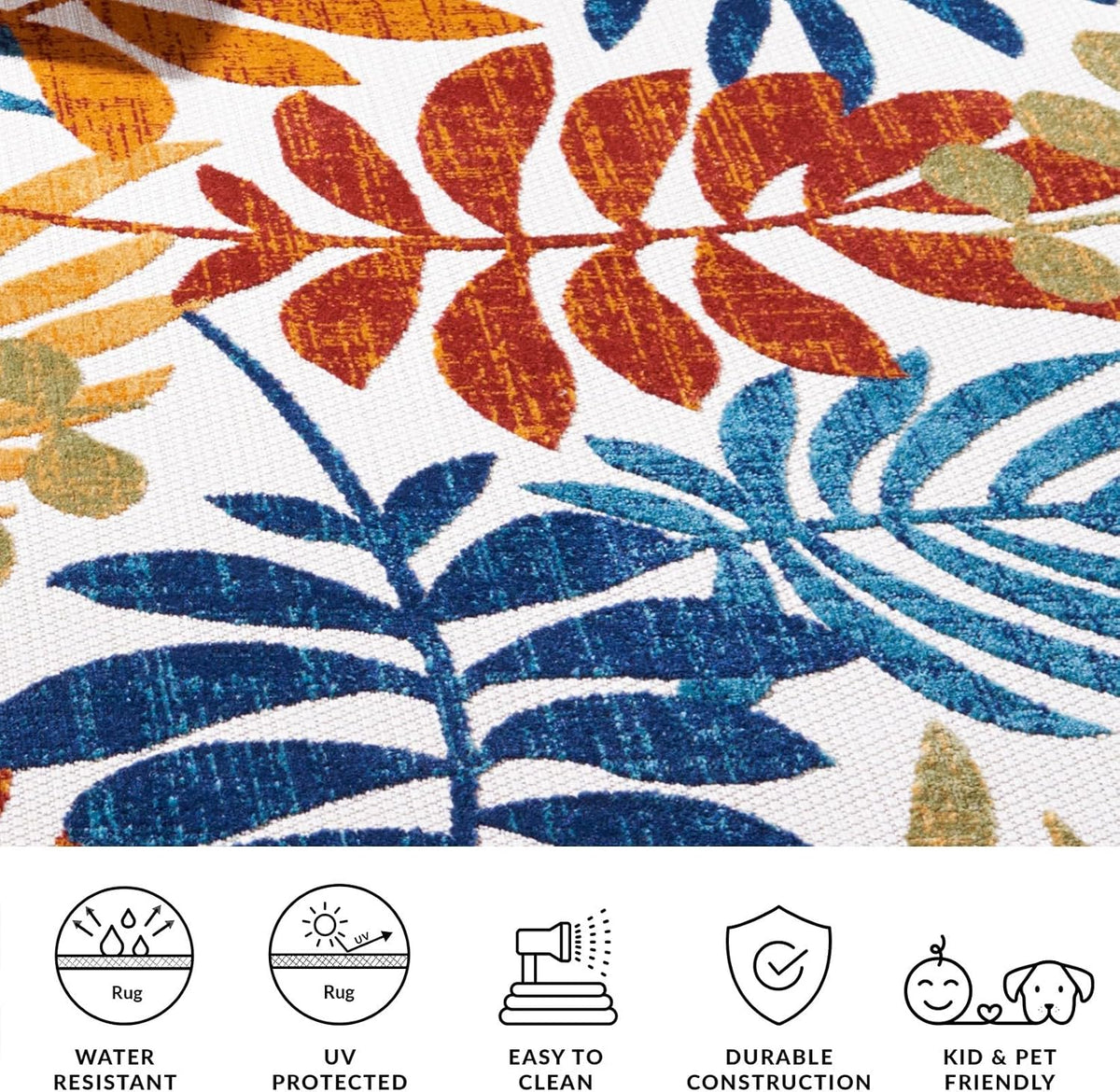 safavieh washable rug outdoor cabana collection - 2' on a desk or shelf