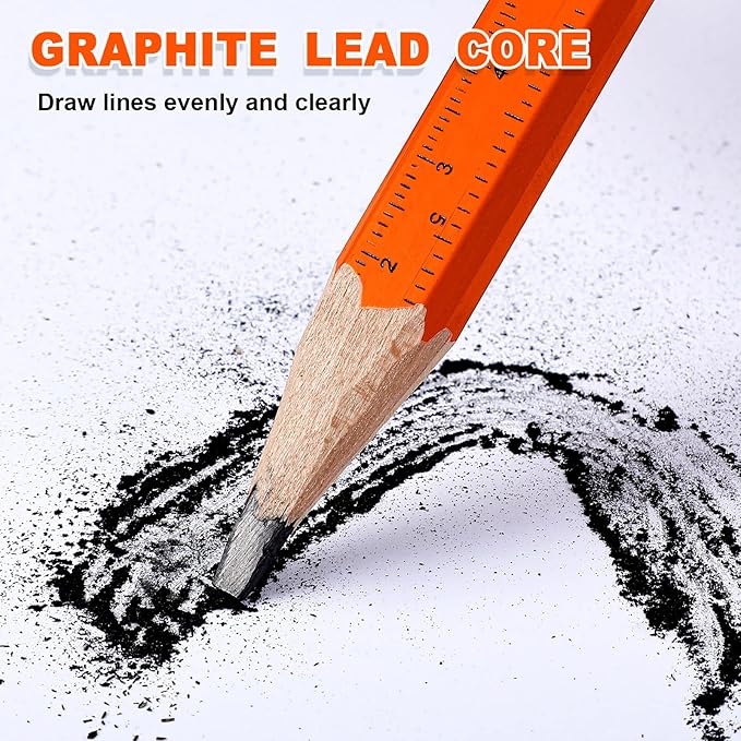 Honoson 200 Pcs Flat Construction Pencils - Image 5
