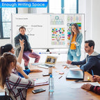 maxtek Rolling Whiteboard, Large Double Sided Standing Whiteboard - Image 2