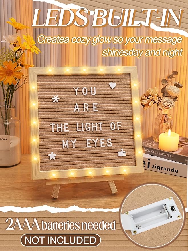Changeable Felt Letter Board - Image 3