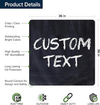 Custom Sign, Custom Street Sign, 11 Font Colors, 13 Font Styles, 4 Hole Options - Image 6