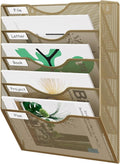 EasyPAG 5 Pocket Mesh Wall File Organizer, Hanging Paper Folder Holder by EasyPAG