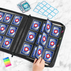 GEAoffice Side Loading 9 Pockets Top Loader Binder Holds 324 Cards, Waterproof - Image 7