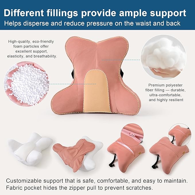Ailuteie Lumbar Support Pillow for Lower Back Pain Relief – Multi-Functional - Image 3
