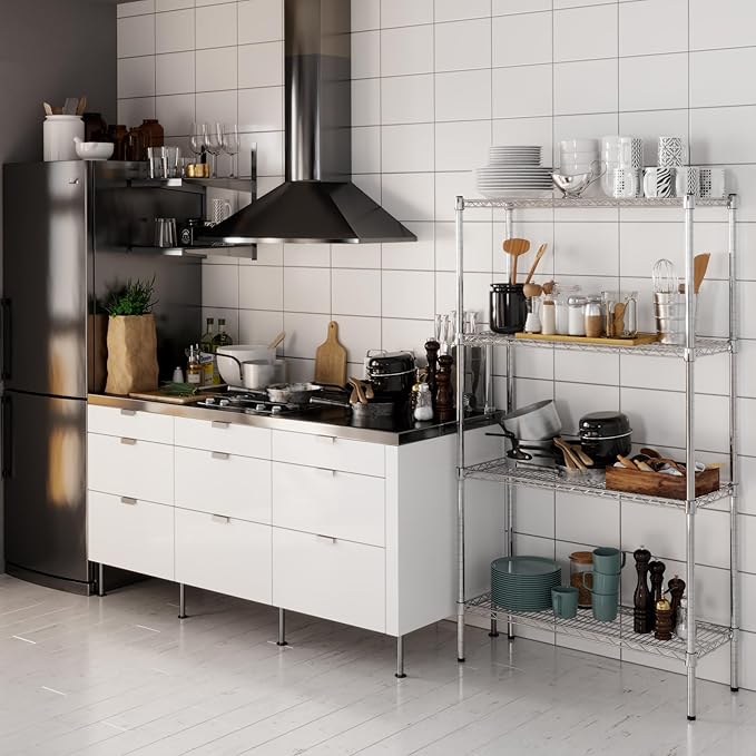 Regal Altair 14" Deep x 36" Wide x 64" Height Wire Shelving Kit | 4-Tier | NSF - Image 6