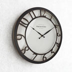 Presentime & Co 13" Farmhouse Series Wall Clock, Vintage Style, Retro Clock - Image 3
