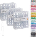 NEEWAY Colorful Large Paper Clips, 2 Inch Jumbo Paper Clips, 3 Pack of 50 by NEEWAY