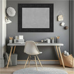 Amanti Art Black Framed Magnetic Board 25x31 Medium Vision Board - Image 7