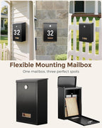 LAND·VOI Locking Wall-Mount Mailbox - Image 9