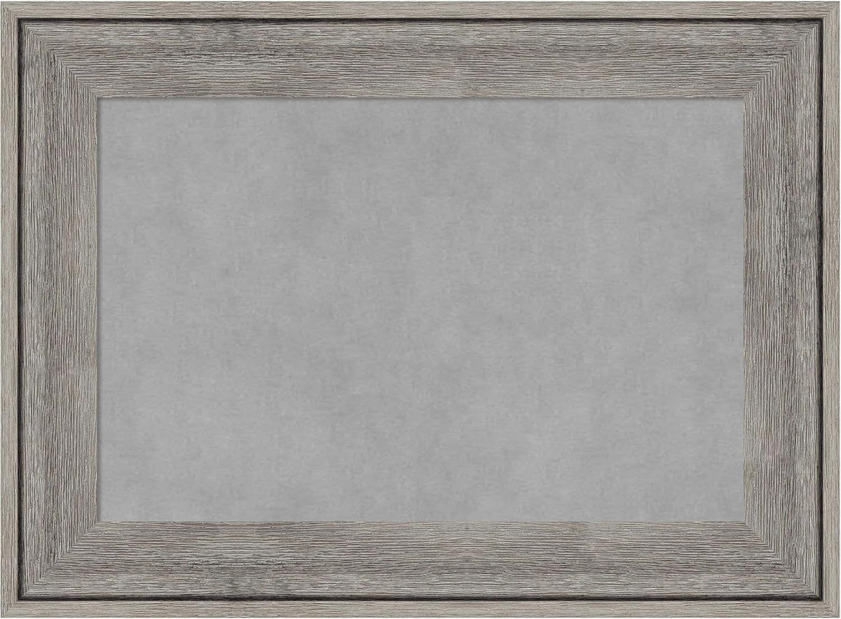 Amanti Art Grey Framed Magnetic Board 17x23 Small Vision Board