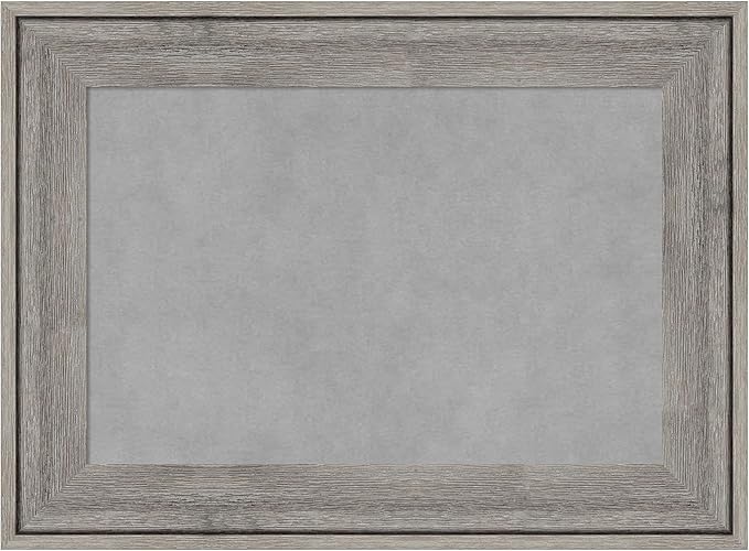 Amanti Art Grey Framed Magnetic Board 17x23 Small Vision Board by AmantiArt