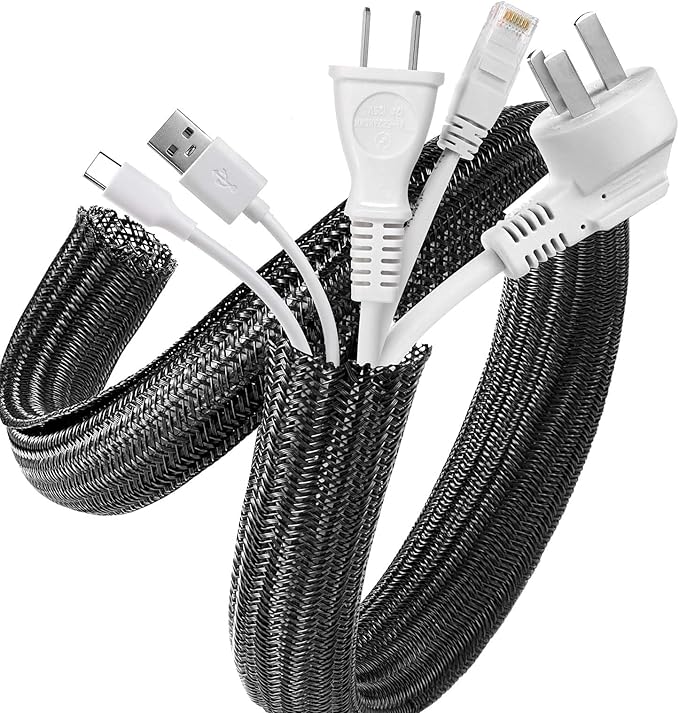 AGPTEK Cable Sleeve Cover, 20ft by AGPTEK