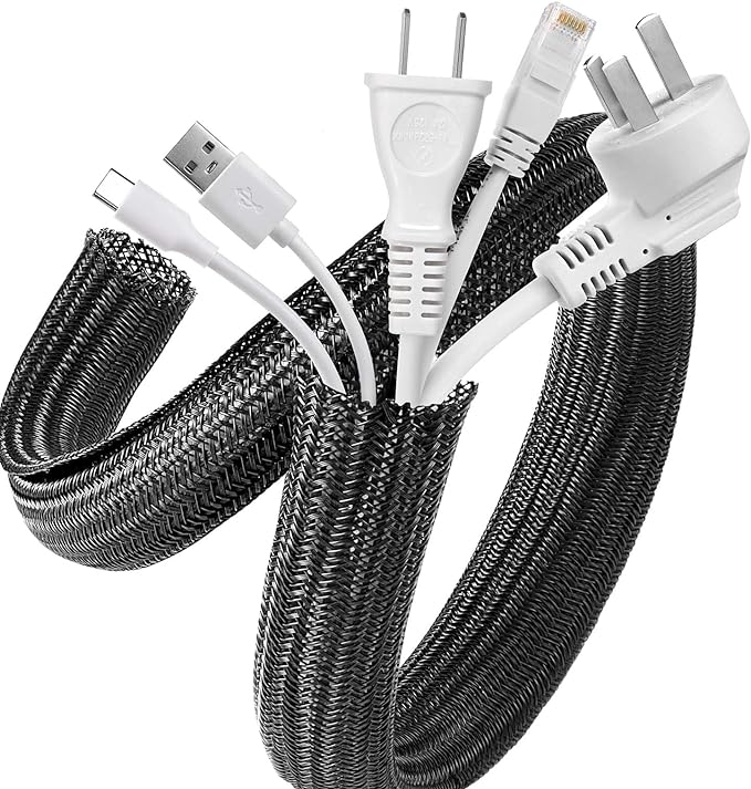 AGPTEK Cable Sleeve Cover, 10ft by AGPTEK