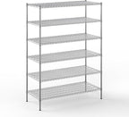 Regal Altair 24" Deep x 54" Wide x 74" Height Wire Shelving Kit | 6-Tier | NSF by Regal+Altair