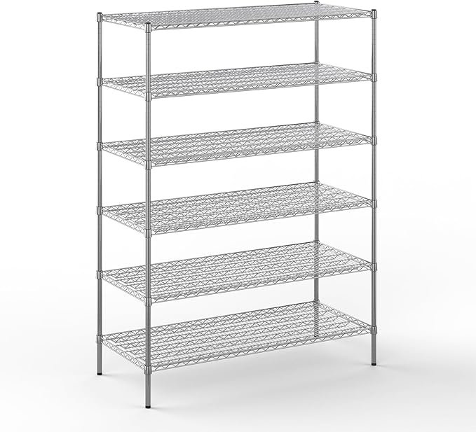 Regal Altair 24" Deep x 54" Wide x 74" Height Wire Shelving Kit | 6-Tier | NSF by Regal+Altair