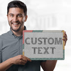 Custom Sign, Custom Street Sign, 11 Font Colors, 13 Font Styles, 4 Hole Options - Image 2