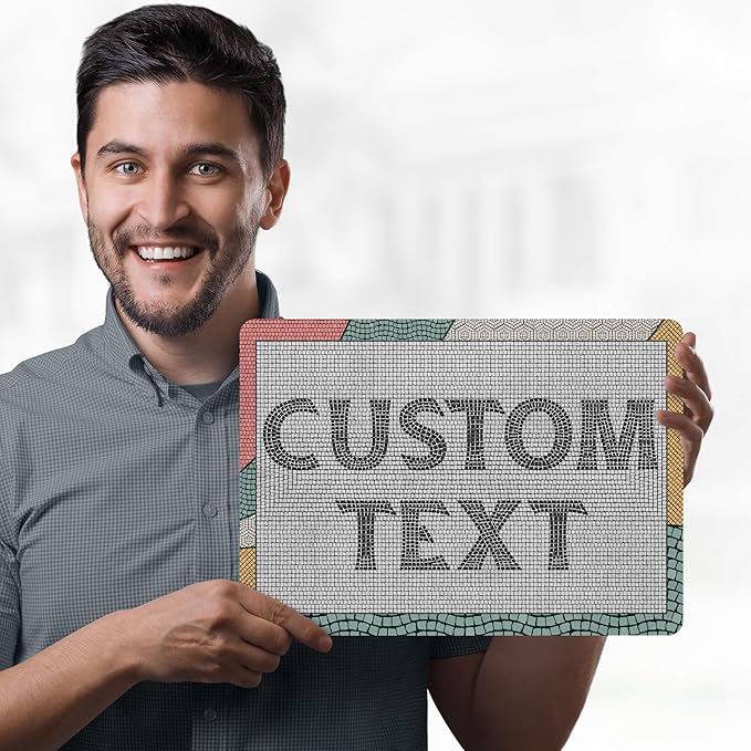 Custom Sign, Custom Street Sign, 11 Font Colors, 13 Font Styles, 4 Hole Options - Image 2