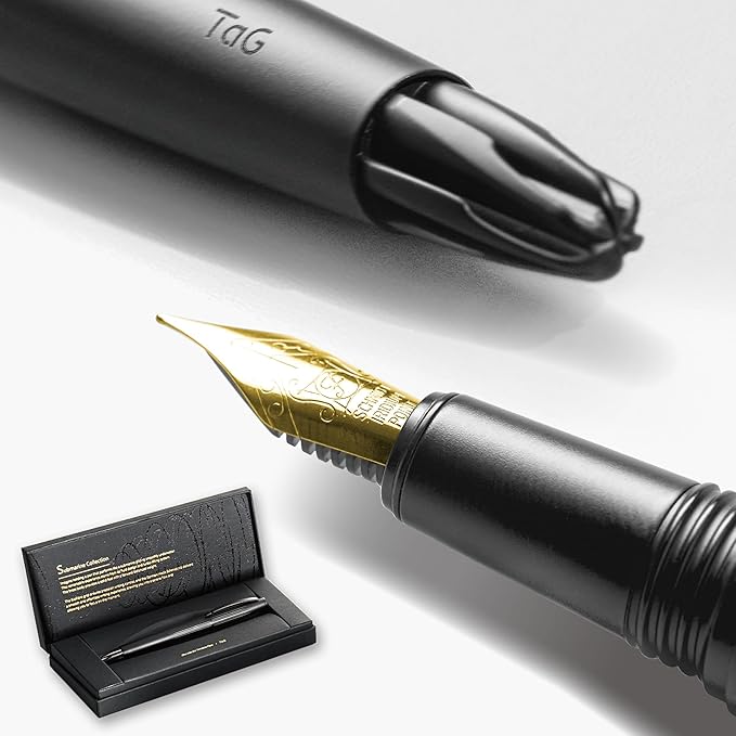 TAG Submarine Luxury Fountain Pen – TurbineDriven Refill, Elegant Writing Gift by TaG%EF%BD%9CBeyondBoundaries