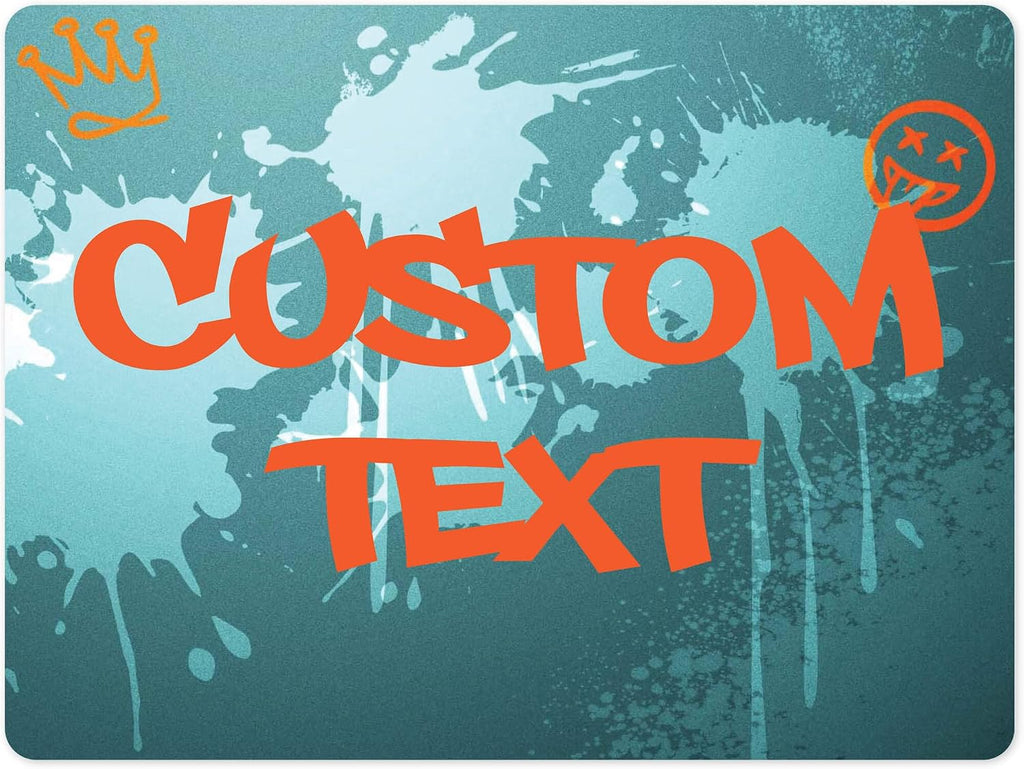 Custom Sign, Custom Street Sign, 11 Font Colors, 13 Font Styles, 4 Hole Options