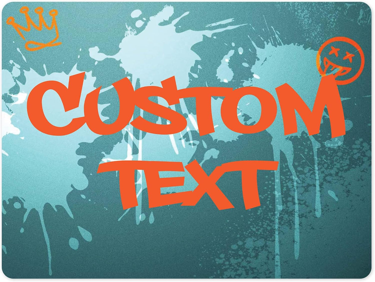 Custom Sign, Custom Street Sign, 11 Font Colors, 13 Font Styles, 4 Hole Options