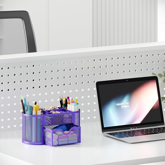 EasyPAG Mesh Pen Holder Desk Organizer - Image 6