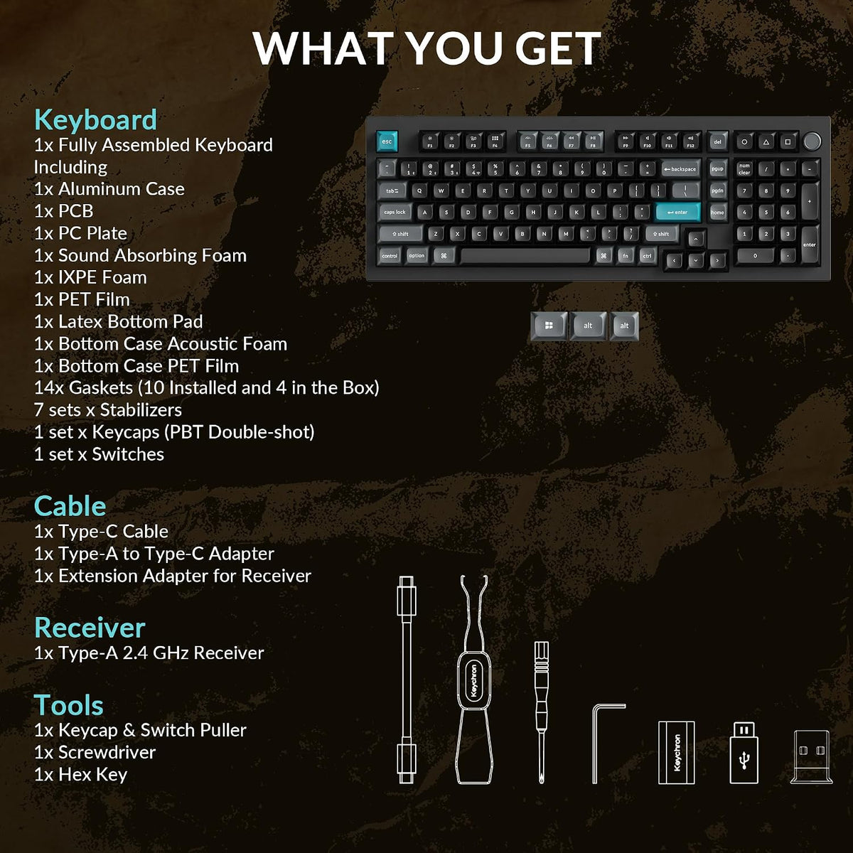 Keychron Q5 Ultra 8K Polling Rate Wireless Custom Mechanical Keyboard