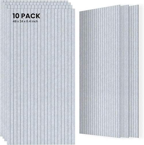 10 Pack Sound Proof Panels for Walls, Large Acoustic Panels for Media Room by TO-TH