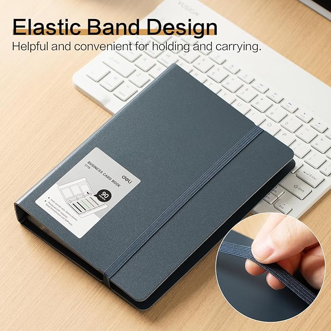 deli Business Card Book Holder, Business Card Organizer, Name Card Book Holder - Image 6