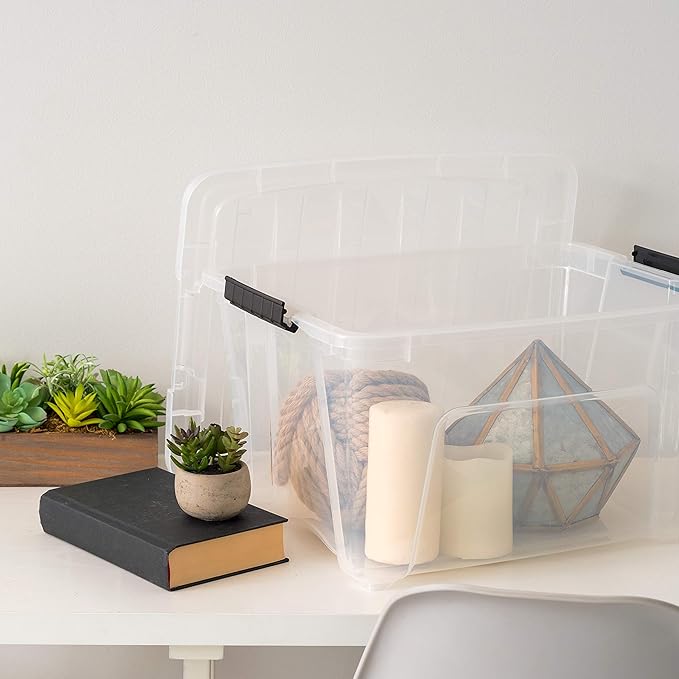 IRIS USA 32 QT Plastic Storage Box - Image 8