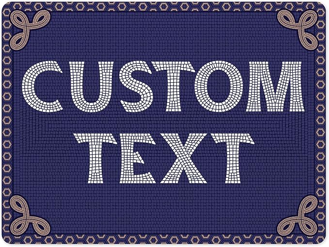 Custom Sign, Custom Street Sign, 11 Font Colors, 13 Font Styles, 4 Hole Options by MySignCenter