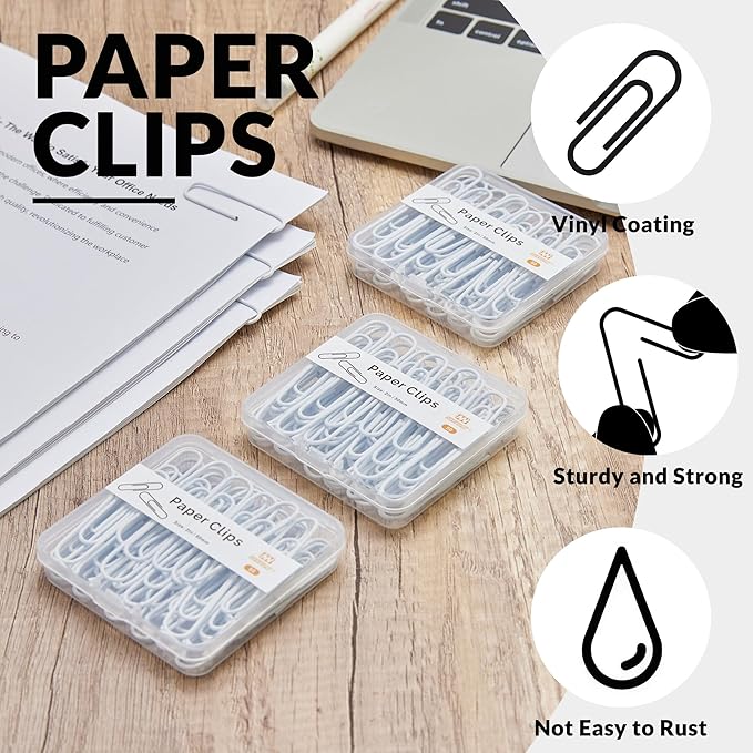 NEEWAY Colorful Large Paper Clips, 2 Inch Jumbo Paper Clips, 3 Pack of 50 - Image 4