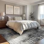 GENIMO Washable Area Rugs for Living Room, 8x10 Modern Non Slip Rugs, Low Pile - Image 3