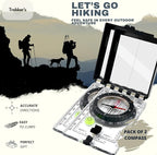 Trekker's Compass Crew Professional Military Lensatic Compass - Image 2