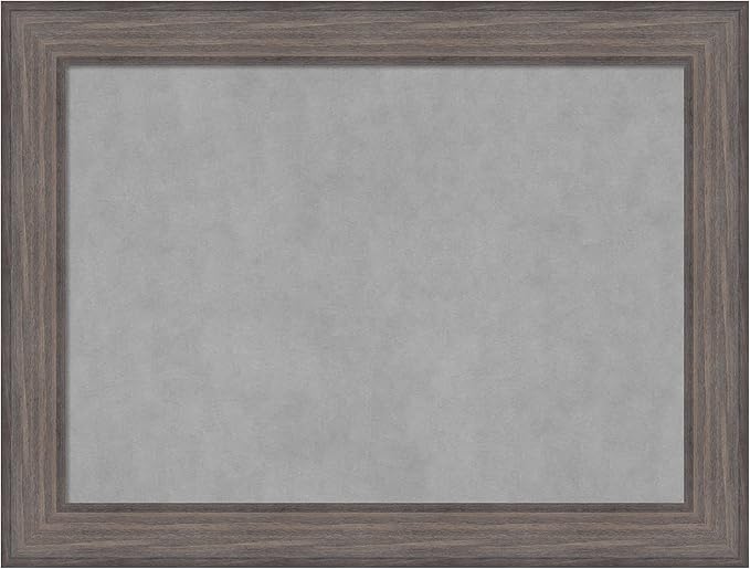 Amanti Art Grey Framed Magnetic Board 25x33 Medium Vision Board by AmantiArt