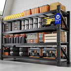 yizosh 71" w garage shelving,5000lbs heavy duty shelf,adjustable, main product view