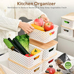 AntStep 8 Pack Plastic Storage Bins - Image 4